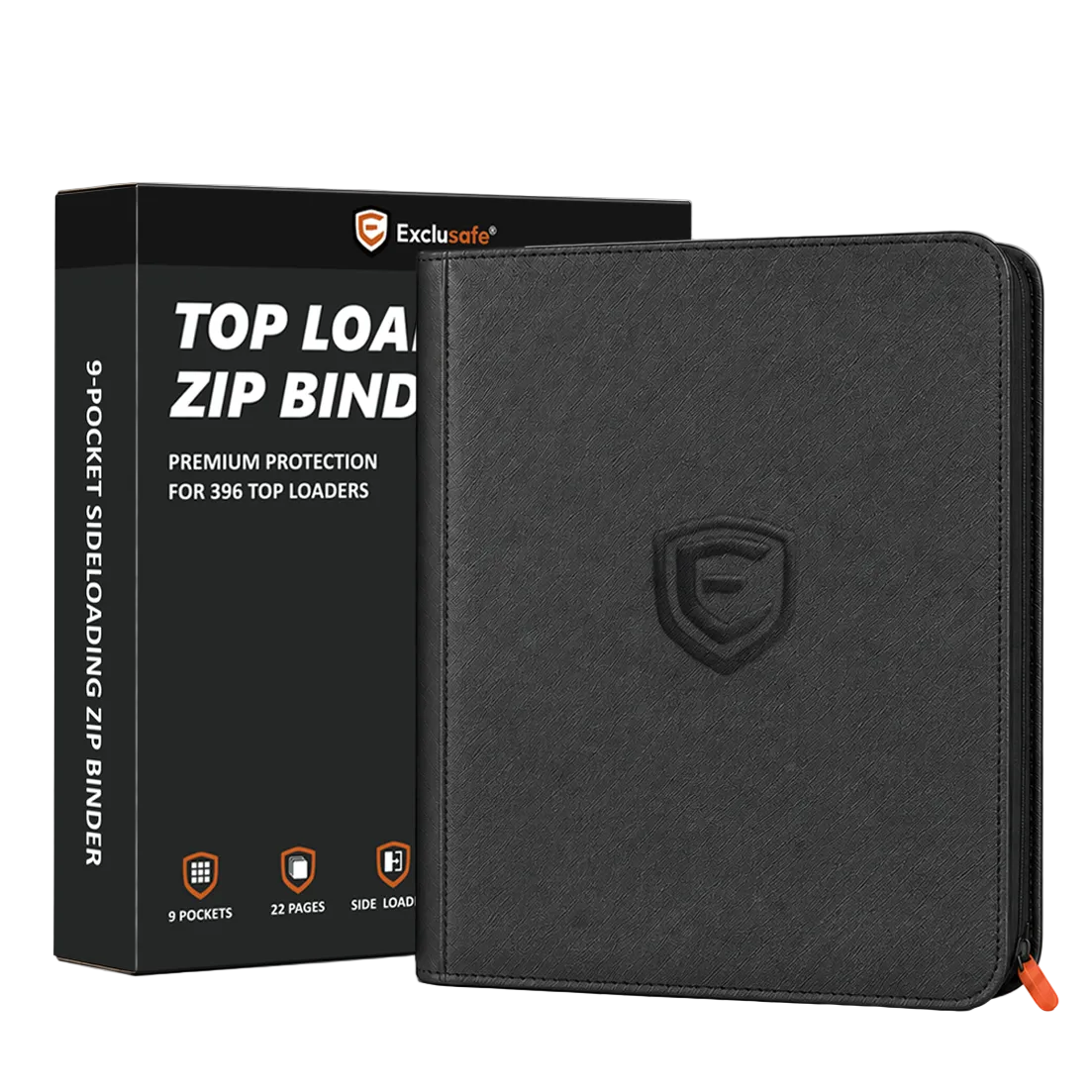 9-Pocket Trading Card Binder | 396 Side-Loading Card Slots