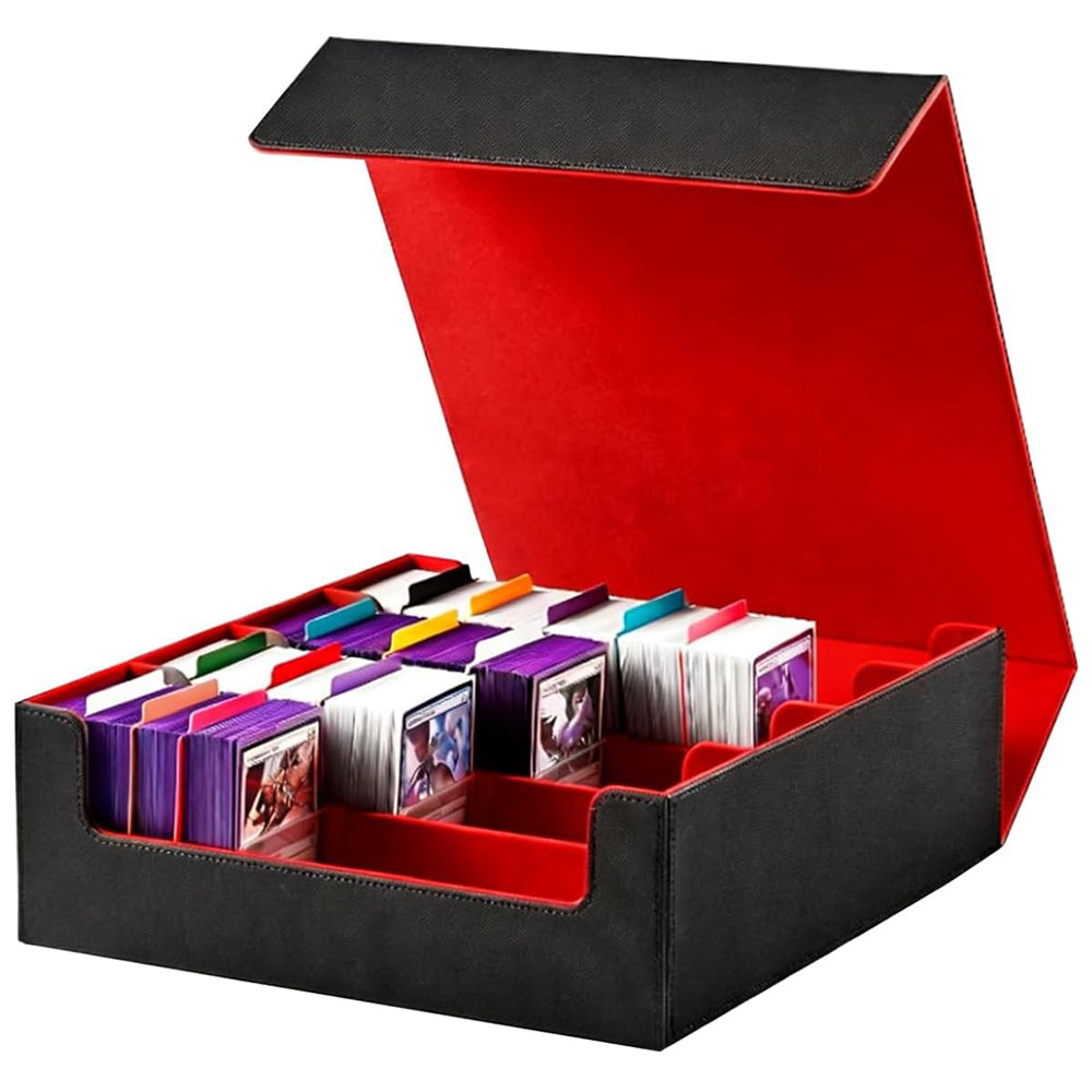 1,800+ Card Trading Card Storage Box (Red)