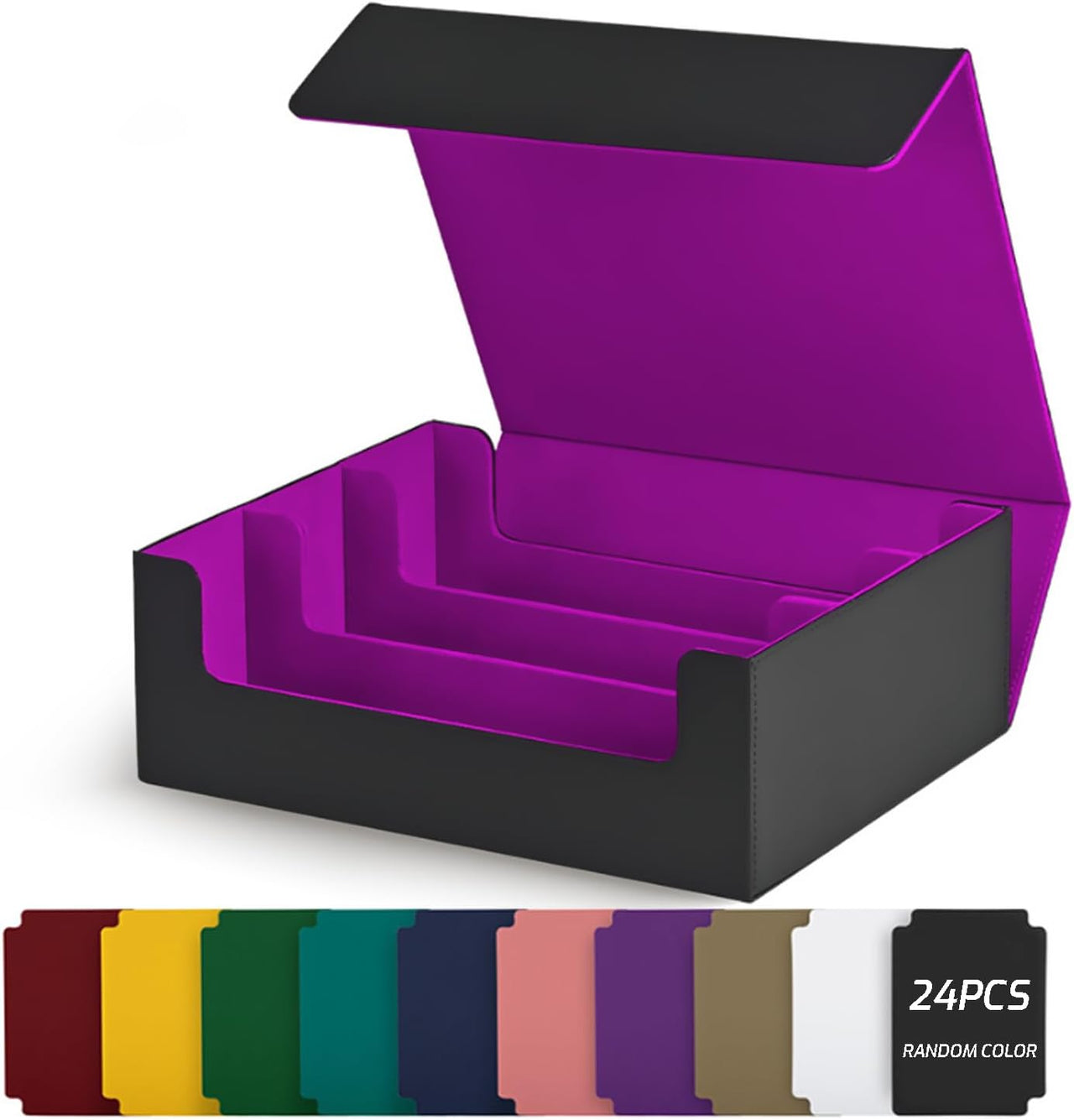 1,800+ Card Trading Card Storage Box (Purple)