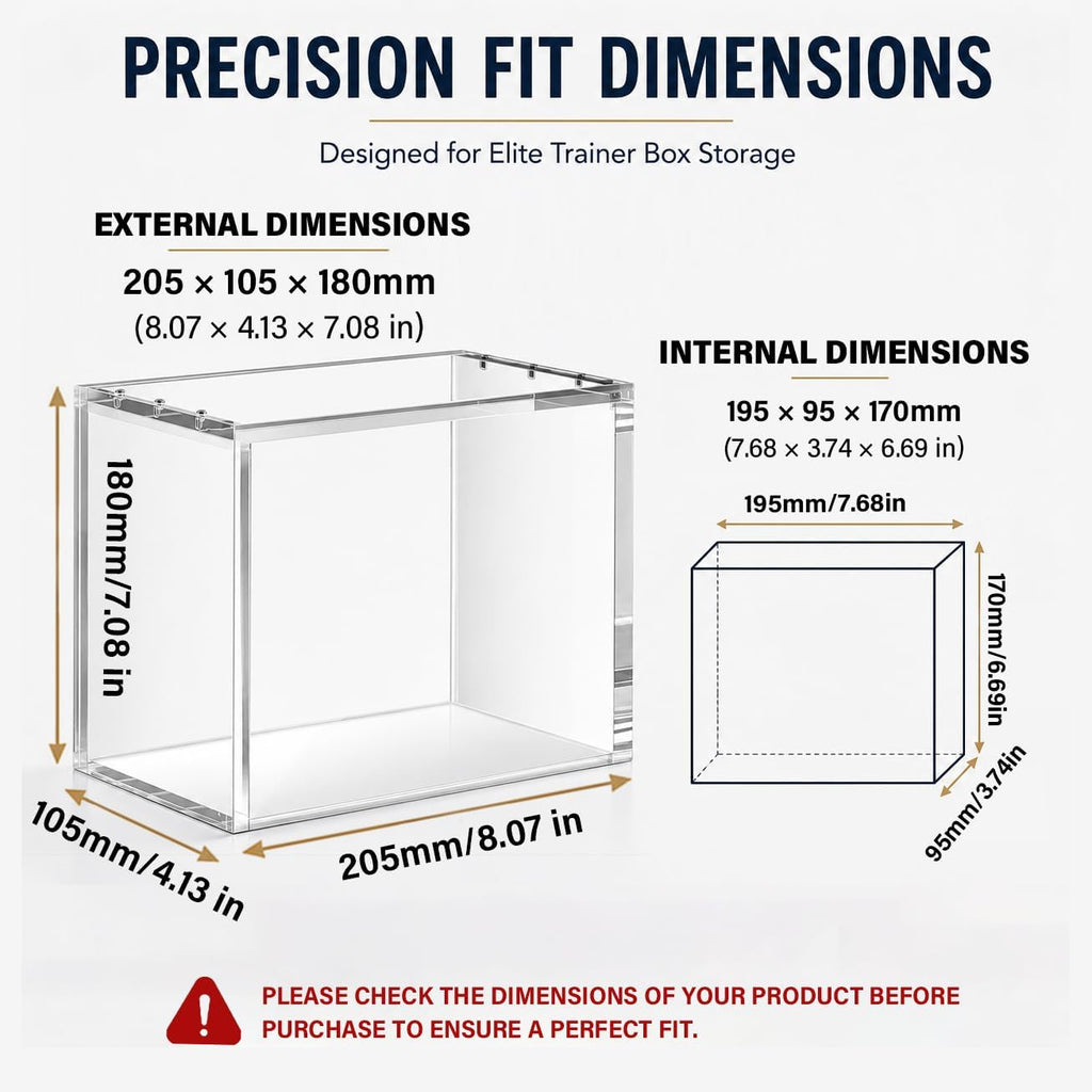 Acrylic Display Case for Elite Trainer Box (ETB)