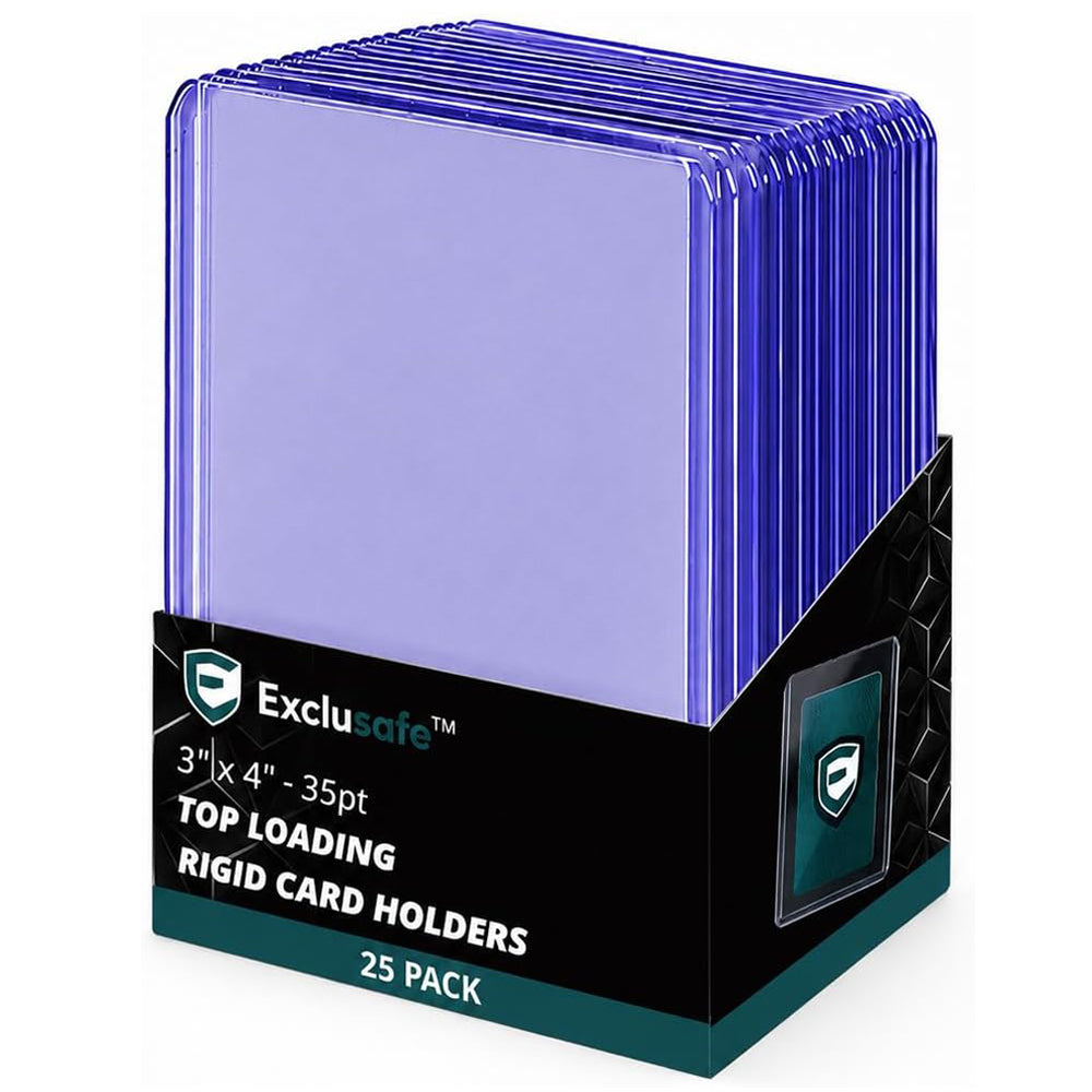 50-Piece Card Kit – 25 35pt Toploaders + 25 Penny Sleeves