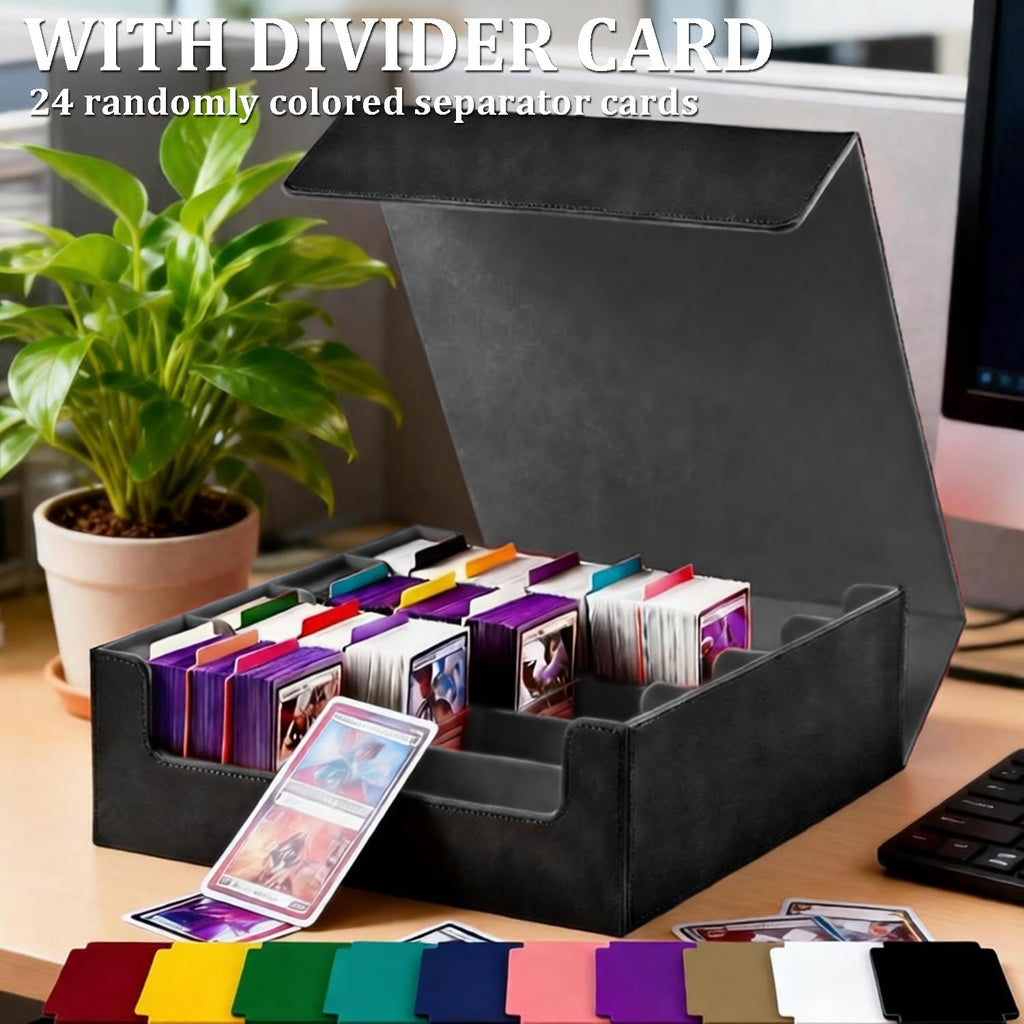 1,800+ Card Trading Card Storage Box (Gray)