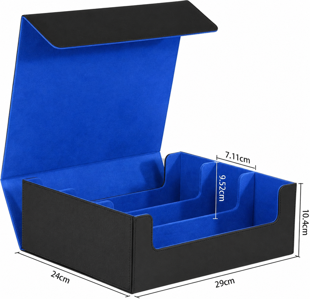 1,800+ Card Trading Card Storage Box (Blue)