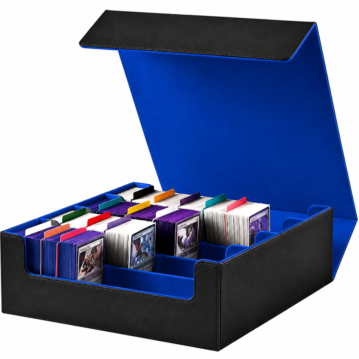 1,800+ Card Trading Card Storage Box (Blue)